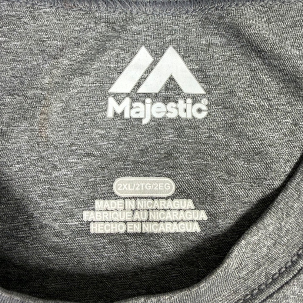 Majestic Atlanta Baseball Performance Graphic Sportswear Active T-Shirt Men 2XL - Picture 5 of 11